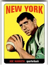 2012 Topps Chrome Joe Namath Rookie Reprint #122