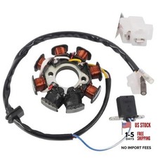 Magneto Ignition Stator 4 Wires AC 8 Poles Fits GY6 49cc 50cc 80cc 100cc