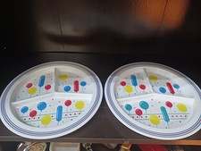 Plastic Evenflo Food Divider Plate 2 Pcs