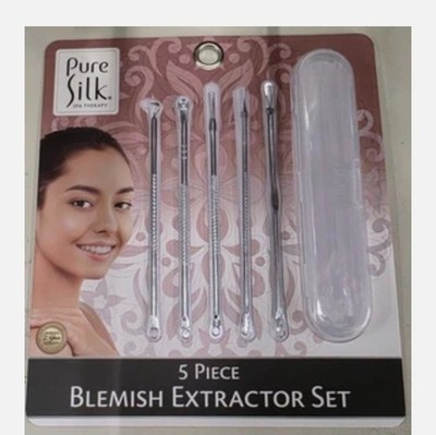 Pimple Popper Tool Kit, Popping Zit for Nose Face Skin Blemish Extractor Tool