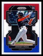2022 Panini Prizm - [Holo] - Red White & Blue Prizm #17 - Jeremy Pena