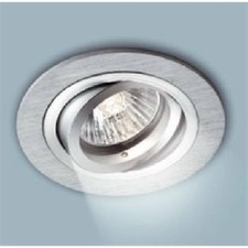 NOBILE ILLUMINAZIONE FARETTO INCASSO ACCIAO SATINATO 50W ATTACCO GU5,3 9086