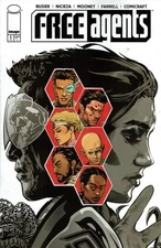 Free Agents #5A FN; Image | Kurt Busiek - w/Bag+Board