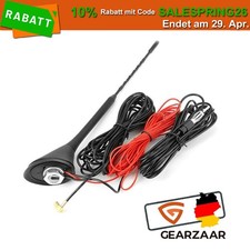 DAB Antenne AM FM Dachantenne DAB+ Autoantenne Verstärker SMB DIN Kombi-Antenne