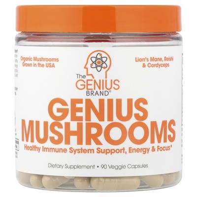 Genius Mushrooms, 90 Veggie Capsules