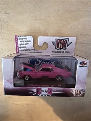 2015 M2 Machines Detroit Muscle - 1970 Ford Mustang Mach 1 351 - Castline 15-44