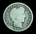 1901-O Barber Silver Dime (T199)