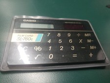 Casio SL-760c Film Card Solar Powered Credit ...