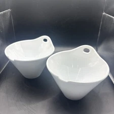 Crofton Stoneware Japanese Ramen Noodle Bowl Modern Style 21 Ounce Set Of 2