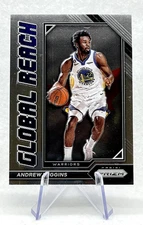 Andrew Wiggins 2022-23 Panini Prizm Global Reach #5 Golden State Warriors