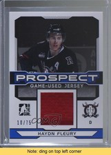2014 ITG Draft Prospects Blue Jersey 10/75 Haydn Fleury #PGU-11 READ 2j8