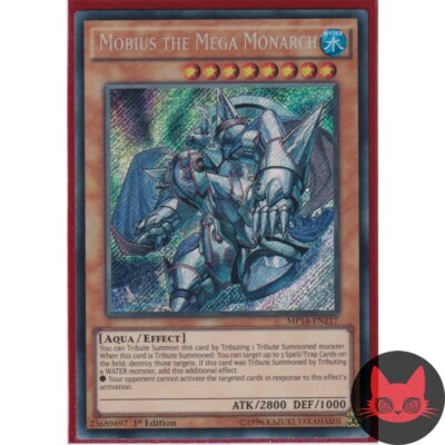 Yugioh Mobius the Mega Monarch MP14-EN217 Secret Rare 1st Edition NM