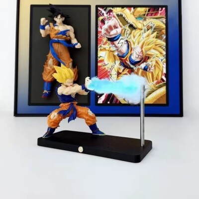 Lampe Tactile Dragon Ball Z - Goku Kamehameha - Veilleuse LED - Figurine Manga 2024