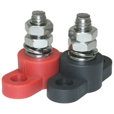 Positive Negative Set Battery Ring Insulated Junction Post Terminal Block Stud Positive Negative Set Battery Ring Insulated Junction Post Terminal Block Stud