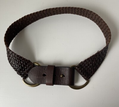 J. Crew Tan Braided 100% Leather Belt Boho Style Size Small BG018_BR0948?hei=1700&crop=0,0  main image 4