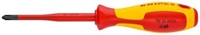 Knipex 98 25 02 SL VDE isolierter Pozi Pozidriv Schraubendreher Slim PZ 2 PZ2