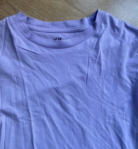 H&M crewneck long sleeves SHIRT men regular fit size XS light purple - Picture 3 of 15