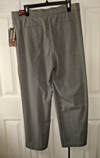 Ladies Dress Pants Gray Slimming Size 14 Short New