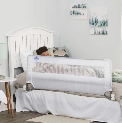 Regalo Swing Down 54-Inch Bed Rail, with Reinforced Anchor Safety