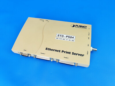 Planet PSE1S2P-BNUAS /DS  Ethernet Print Server  Inkl. MwSt.