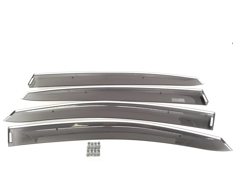 Deflectores de ventana lateral originales Subaru E3610FJ660 4 piezas Impreza 5 puertas y Crosstrek XV Foto 4 de 4