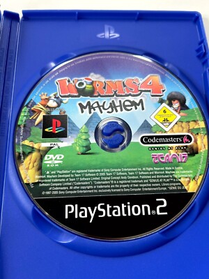 Acheter Worms 4: Mayhem - Sony PlayStation 2 - Prix Imbattable sur La Rétrogamerie