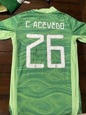 Carlos Acevedo Mexico Issued Jersey Size S Utileria 26 Autographed Debut