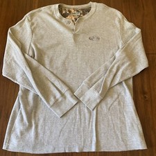 Realtree Gray Thermal Shirt Mens XXL