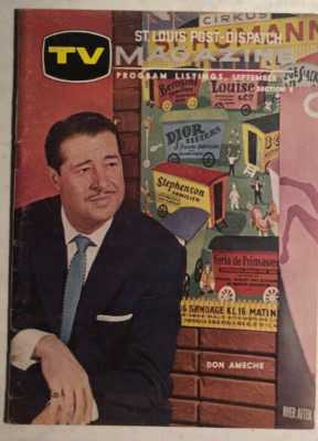 TV MAGAZINE St. Louis (MO) Post-Dispatch September 3, 1961 Don Ameche