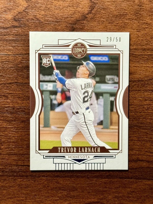 2021 Panini Chronicles Legacy Trevor Larnach #16 Blue /50 (RC) - Minnesota Twins