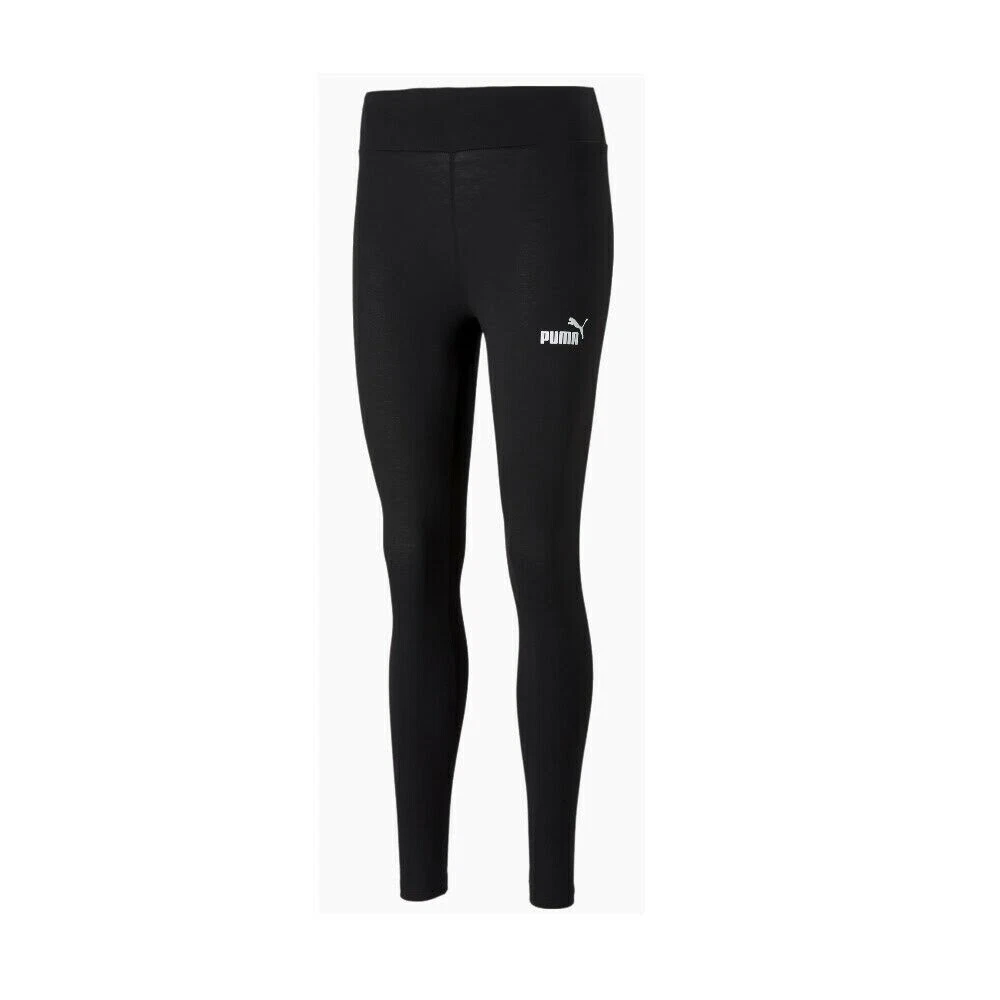 LEGGINS PUMA ESSENTIAL LEGGINGS COTTON BLACK 586835 01 NERO BLACK DONNA  ORIGINAL