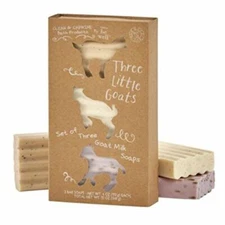 Simply Bee Well Three Little Goats Goat Milk Soap Set of 3