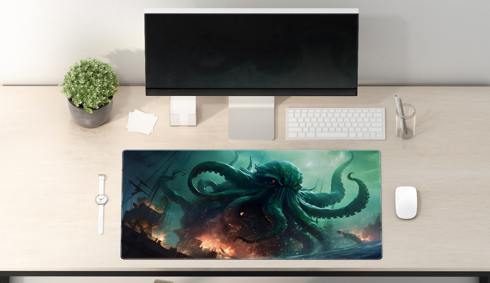 Octopus Gaming Mouse Pad Large Desk Mat Perfect Gift for Gamers