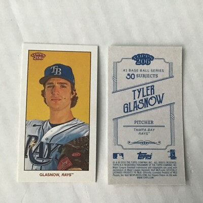 Tyler Glasnow #19 Rays (Base) 2020 Topps 206 T206 Online Exclusive Series 1