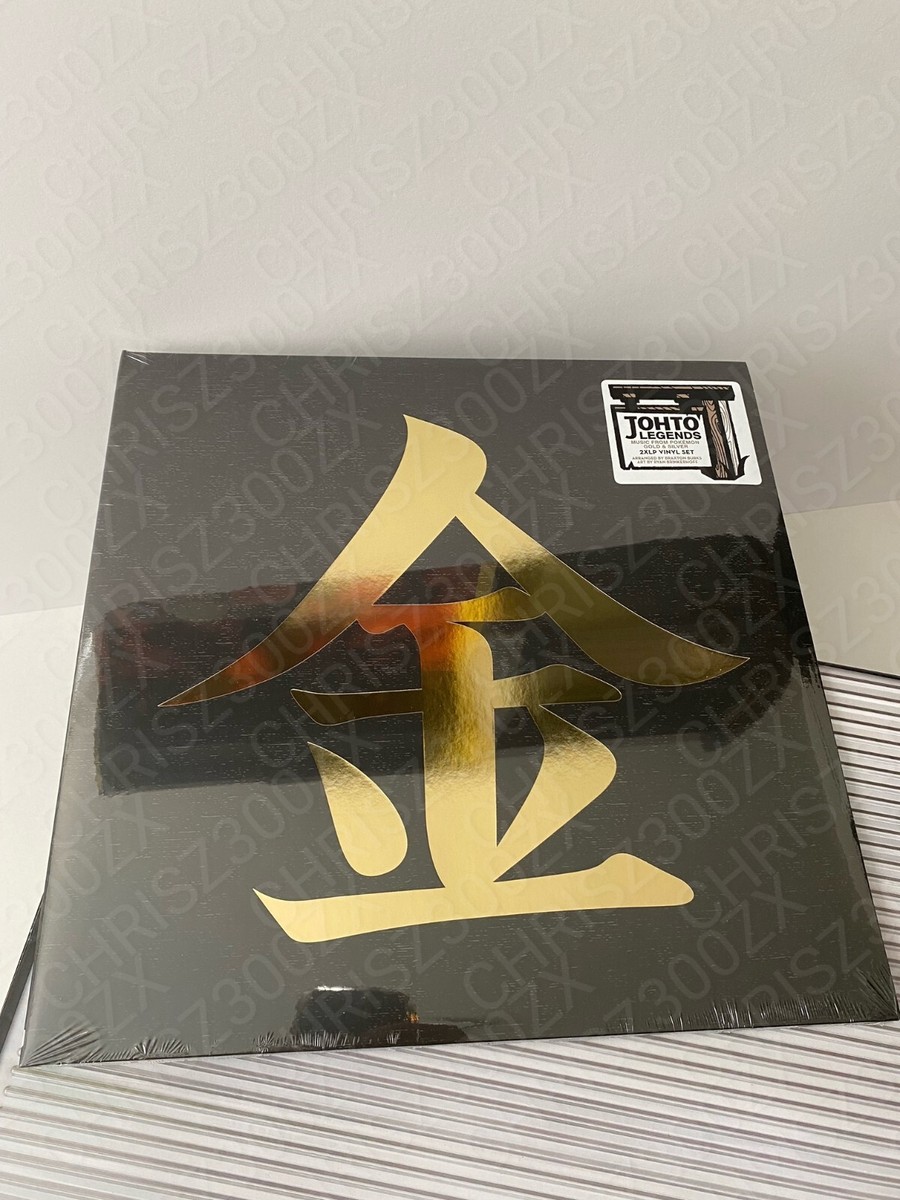 Johto Legends Music from Pokemon Vinyl Record Soundtrack 2 LP Gold
