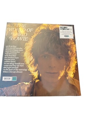 THE WORLD OF DAVID BOWIE RSD UK 2019 HEAVYWEIGHT BLUE VINYL LIMITED TO ...