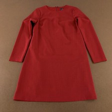 Adrianna Papell Women's Size 2 Deep Red Long Sleeve Sheath Dress