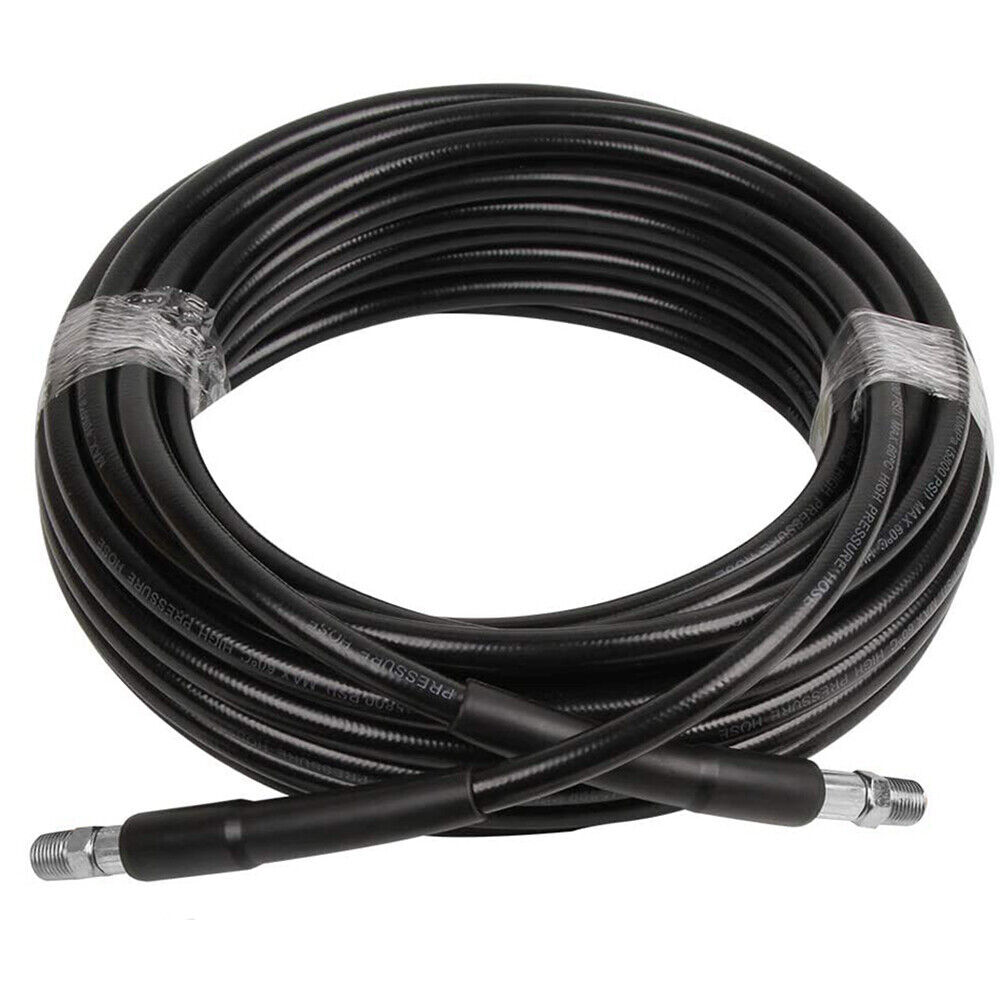 30M Sewer Jetter Nozzles Kit Pressure Washer Drain Cleaner Hose 1/4" For Karcher eBay