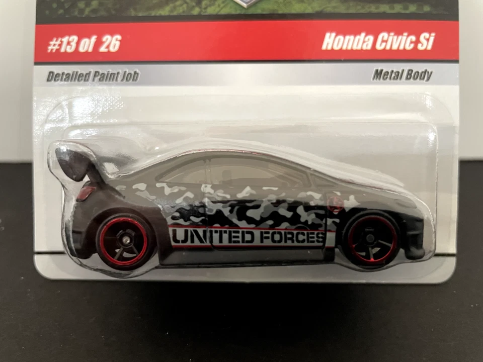 HOT WHEELS HONDA CIVIC SI ВОЕННЫЕ УДИЛИЩА С ЗАЩИТОЙ JDM VVHTF РЕДКИЕ ОБЪЕДИНЕННЫЕ СИЛЫ - Изображение 3 из 4