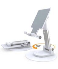 Foldable Phone Stand Adjustable Angle Height Phone Holder for Desk 360  Rotation