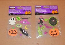 Halloween Foam Stickers Creatology 15pc Bat Ghost Pumpkin Skelton Owl Spider 39T