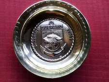 Coupelle métal argenté Marine Nationale Guépard  (C1)