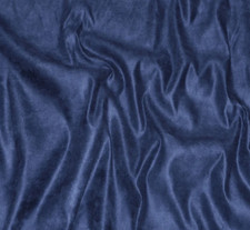 Beautiful Soft Microsuede Navy 58" Fabric by the Yard
