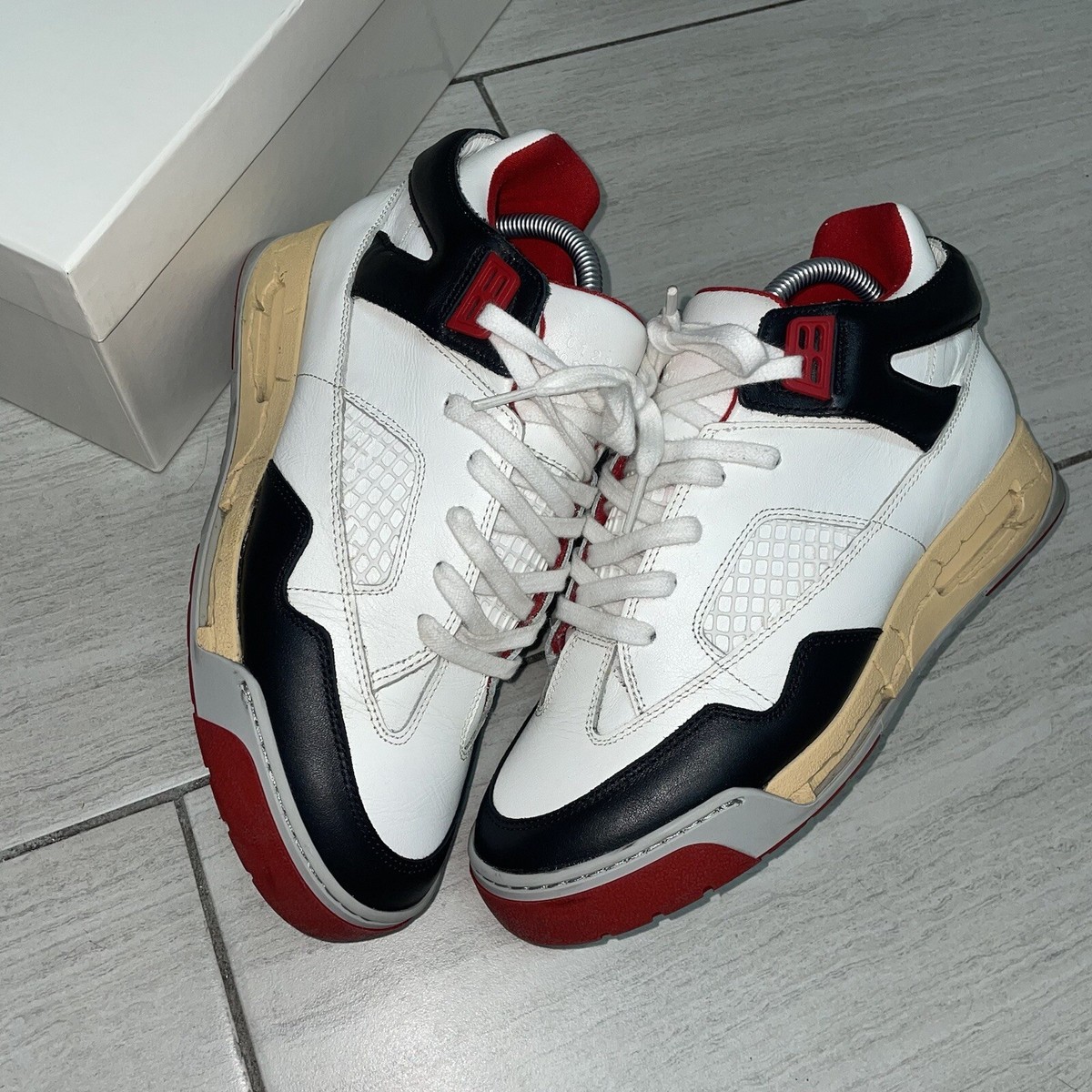Maison Margiela Sneakers Basketball Distressed Shoes Men's
