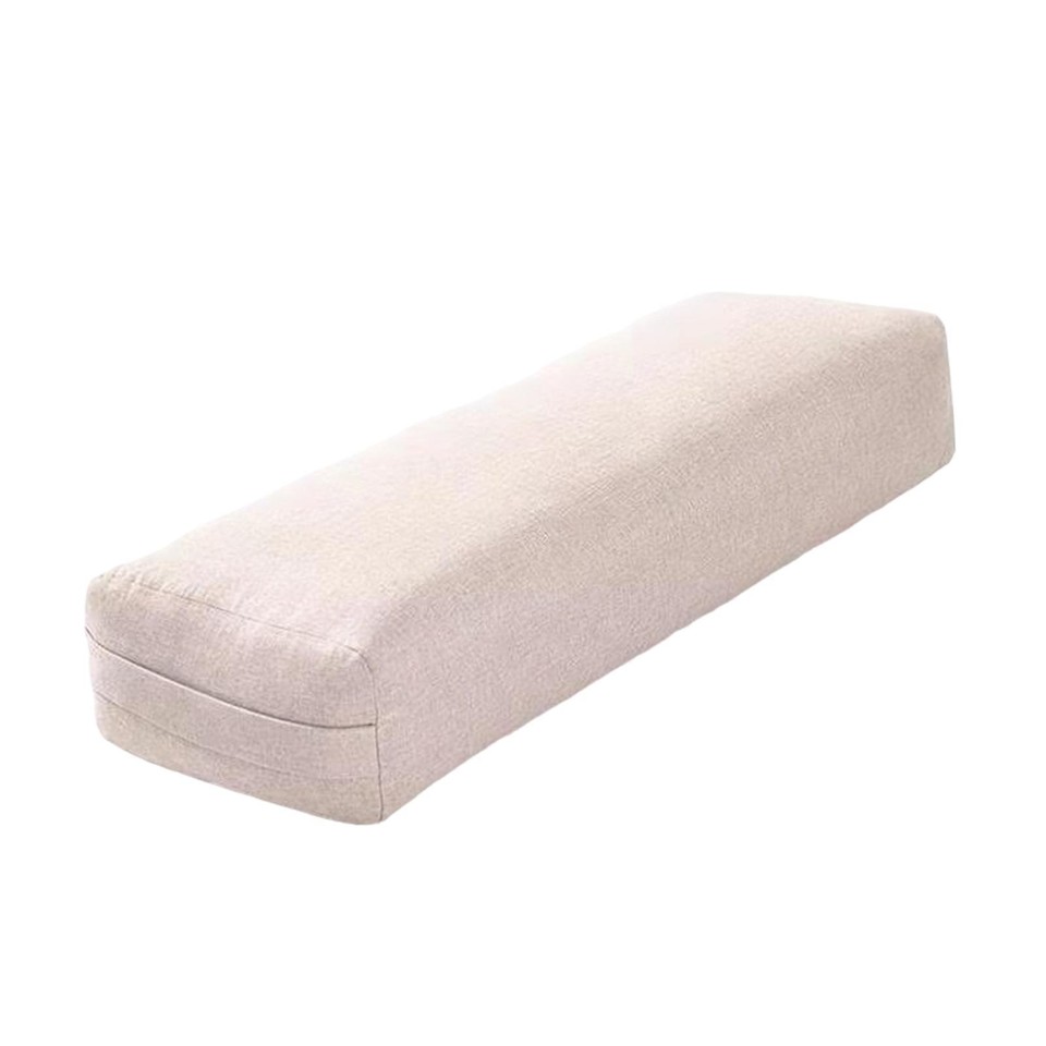 Yoga Bolster Pillow Multifunctional Removable Cover Comfortable