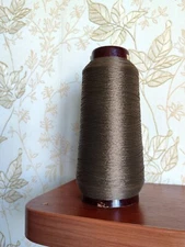 Carbolite Spool Interior Decor USSR Capron Thread Brown Soviet era Industrial