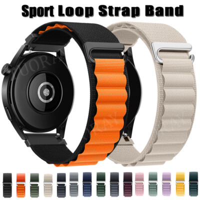 Nylon Loop Armband Für Amazfit GTR 42 47mm GTS 4 3 2e 2 Mini Bip 5 3 Cheetah Pro
