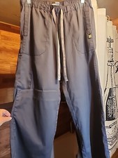 WONDERWINK MEDIUM DARK GREY SCRUB PANTS EUC MEDICAL DENTAL VET TECH