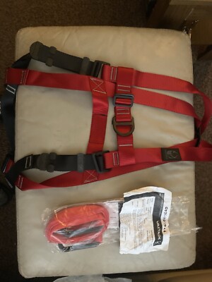 Checkmate Pbh02-sas 2 Punkt Körpergurt mit Fallfessel Lanyard. 