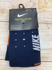 Nike MultiPlier Crew Socks CV4279 Youth Size Small 3Y-5Y